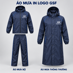 Bộ đôi áo mưa GSF cao cấp